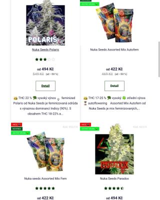 🔥 MEGA AKCE NA NUKA SEEDS! 🔥 💥 -50 % na všechny semínka od Nuka Seeds! 💥 Jestli jsi chtěl/a vyzkoušet prémiovou kvalitu od...